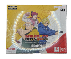 Union Arena Sakamoto Days UE19BT BOOSTER BOX Factory Sealed 16 Packs English - Image 1