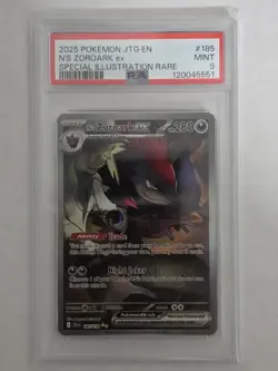 PSA 9 | N's Zoroark Ex 185 Mint - Journey Together - Pokemon - Image 1