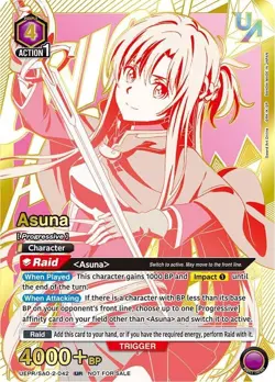 Asuna Alternate Art Foil - UEPR/SAO-2-042 NM - Union Arena - Image 1