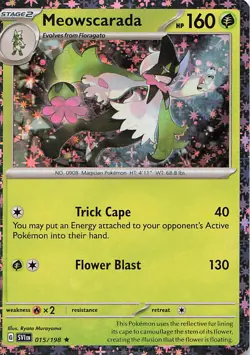 Meowscarada - (Sparkle Holo) Rare Miscellaneous Cards & Products 015/198 NM - Image 1