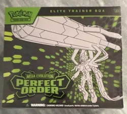 Pokemon Mega Evolution Perfect Order Elite Trainer Box 65 Sleeves Promo Card - Image 1