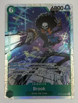 Brook OP15-032 SR Adventure on Kami’s Island One Piece Card Foil - Image 1