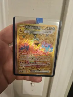 Charizard ex 228/197 Gold Full Art Hyper Rare Obsidian Flames NM Pokemon Card - Image 1