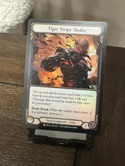 FAB RAINBOW FOIL Tiger Stripe Shuko - 1st Edition Uprising Card # 158 - Image 1