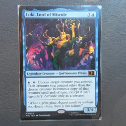 ~ Loki, Lord of Misrule ~ NM ~ Commander: Marvel Super Heroes ~ MTG ~ - Image 1