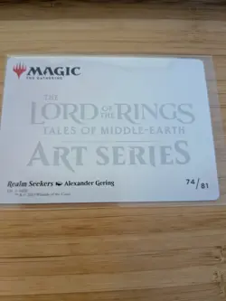 MTG Realm Seekers Art Card (Gold Stamp) 74/81 Lord of the Rings - Image 2