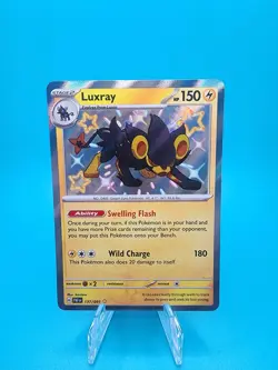 Luxray NM Baby Shiny 137/091 SV: Paldean Fates Pokemon TCG Holo - Image 1