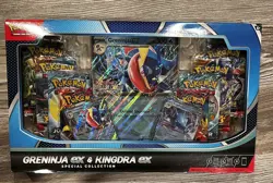 Pokemon Trading Card Game Greninja ex and Kingdra ex Special Collection Box NEW - Image 1