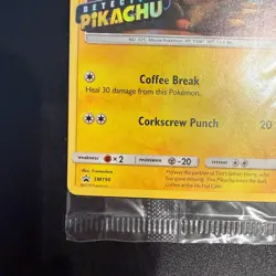 Detective Pikachu SM190 PROMO Holo Pokemon Card - SEALED - Image 4