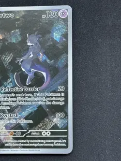 Pokemon Mewtwo TCG Scarlet & Violet 151 UPC Promo Holo Card SVP052 - Image 2