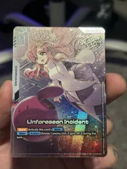 Unforeseen Incident (Store Tournament Winner Pack 01) Near Mint Gundam Card - Image 1