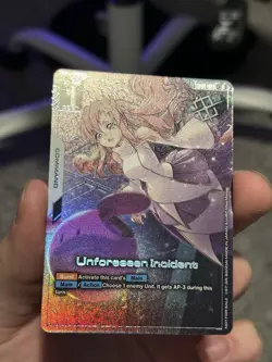 Unforeseen Incident (Store Tournament Winner Pack 01) Near Mint Gundam Card - Image 3