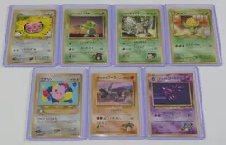 22 Vintage Japanese Pokemon Cards + 15 English versions of the Pokemon Cards - Image 4