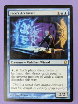 MTG Magic The Gathering: Commander 2013: Jace's Archivist #48/356 Rare - LP - Image 1