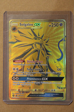 Pokemon TCG Solgaleo GX - a SM104A Sm Holo Black Star Promo - Image 1
