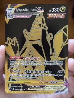 Pokemon Duraludon VMAX Secret Rare Holo Full Art TG30/TG30 ENG 2022 - Image 1