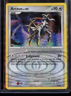 Pokemon Arceus Holo Promo DP50 LP - Image 1