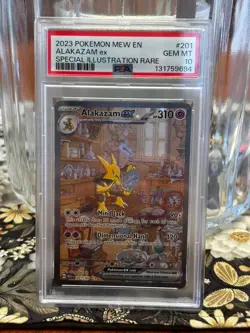 Pokemon sv: 151 alakazam ex 201/165 psa 10 - Image 1