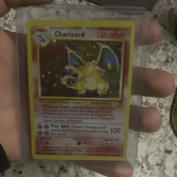 Wizards of the Coast Pokemon TCG Base Set Charizard 4/102 Holo Rare 120 HP - Image 1