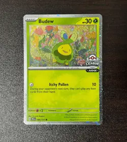 Pokemon TCG Budew 004/131 Premier Ball League JUDGE Promo Asia Exclusive - Image 1