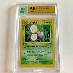 2000 Pokemon Neo Genesis Jumpluff 7/111 Holo MNT 9.0 TCG WOTC 1st Edition - Image 2