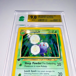2000 Pokemon Neo Genesis Jumpluff 7/111 Holo MNT 9.0 TCG WOTC 1st Edition - Image 3
