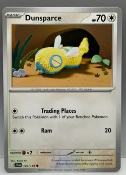Pokemon TCG Dunsparce 120/159 Journey Together Common NM - Image 1