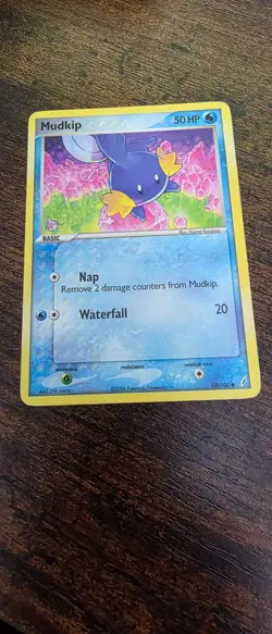 Mudkip 58/100 Common Crystal Guardians Pokemon Lightly Played - Image 1