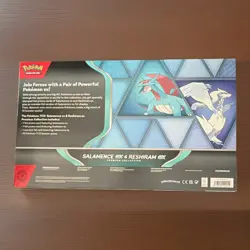 Pokemon TCG Salamence ex & Reshiram ex Premium Collection 2024 English Sealed - Image 5