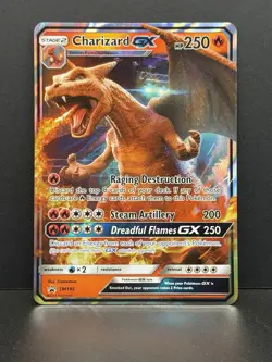 Charizard GX SM195 - Sun & Moon Black Star Promo - Detective Pikachu - LP - Image 1