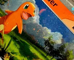 🌀 SWIRL 🌀 Charmander 007/091 Cosmos Holo - Paldean Fates - Pokemon NM - Image 2