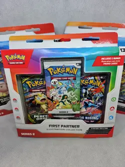 First Partner illustration Collection Series 2. Pokemon TCG 3x Sealed Boxes! (B) - Image 2