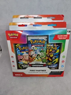 First Partner illustration Collection Series 2. Pokemon TCG 3x Sealed Boxes! (B) - Image 5