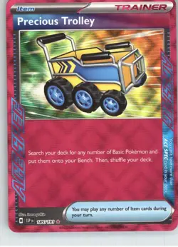 Precious Trolley 185/191 ACE SPEC Rare Surging Sparks Pokemon Near Mint - Image 1