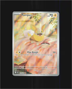 Yamper 099/094 Illustration Rare Phantasmal Flames Pokemon Near Mint - Image 1