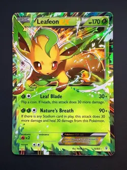 Leafeon EX 10/83 Pokemon Generations Ultra Rare Near Mint (NM) 2016 - Image 1