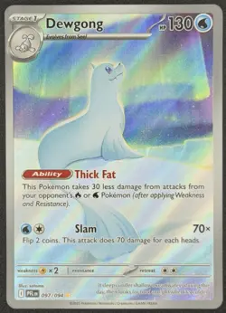 Pokemon - Dewgong - 097/094 - ME02: Phantasmal Flames (PFL) - NEAR MINT NM - Image 1