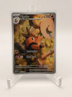Pignite 097/086 Sv: White Flare Holo Pokemon NM+ - Image 1