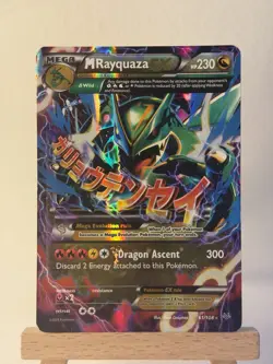 Pokemon M Rayquaza EX 61/108 Roaring Skies Ultra Rare Full Art Holo 230 HP - Image 1