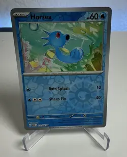Pokemon 151 - Horsea 116/165 - Reverse Holo - NM/M - Image 1