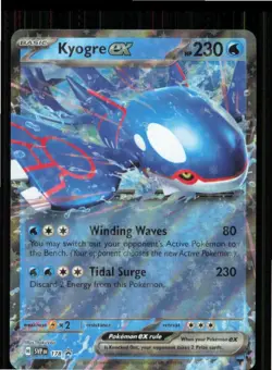 Kyogre ex 178 Holo Promo Scarlet & Violet Promo Pokemon Near Mint - Image 1