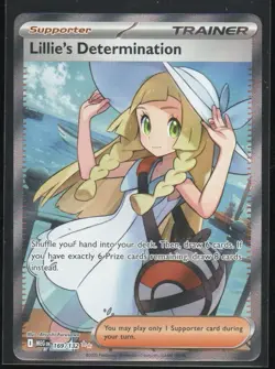 Pokemon TCG Mega Evolution: Lillie's Determination (169/132) Ultra Rare NM+ - Image 1