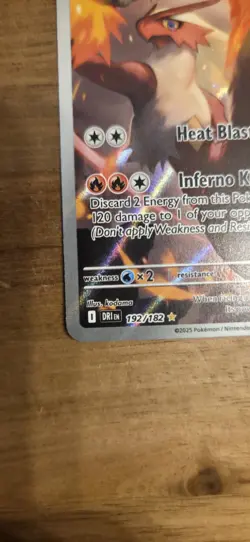 Blaziken - 192/182 - Illustration Rare NM, English Pokemon Destined Rivals - Image 2
