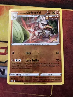 Pokemon - Galarian Sirfetch'd 079/198 - Reverse Holo Rare - Chilling Reign -NM - Image 1