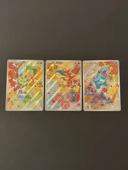 Pokemon TCG First Partner Illustration Collection Series 2 Johto GEN 2Set of 3 - Image 1