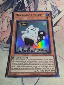 Yugioh Asian English Marshmao Yummy DOOD-AE024 Super rare NM - Image 1