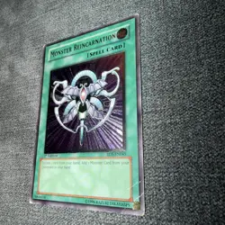 YUGIOH MONSTER REINCARNATION ULTIMATE RARE RDS-EN045 1ST EDITION Moderate PLAYED - Image 2