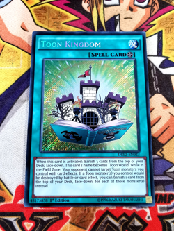 Toon Kingdom drl2-en023 1st Edition (VLP) Secret Rare Yu-Gi-Oh! - Image 1