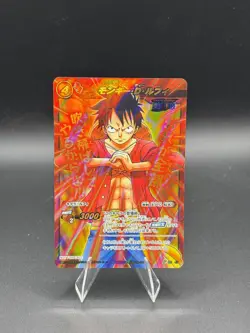 Luffy OP 47 Promo Miracle Battle Carddass Japanese One Piece Moderately Played - Image 1