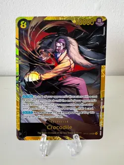 Crocodile OP14-120 SEC - The Azure Sea’s Seven - One Piece TCG - Image 1